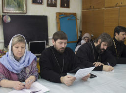 в здании воскресной школы Никольского храма г. Борисоглебска состоялось собрание клириков Борисоглебского благочиния